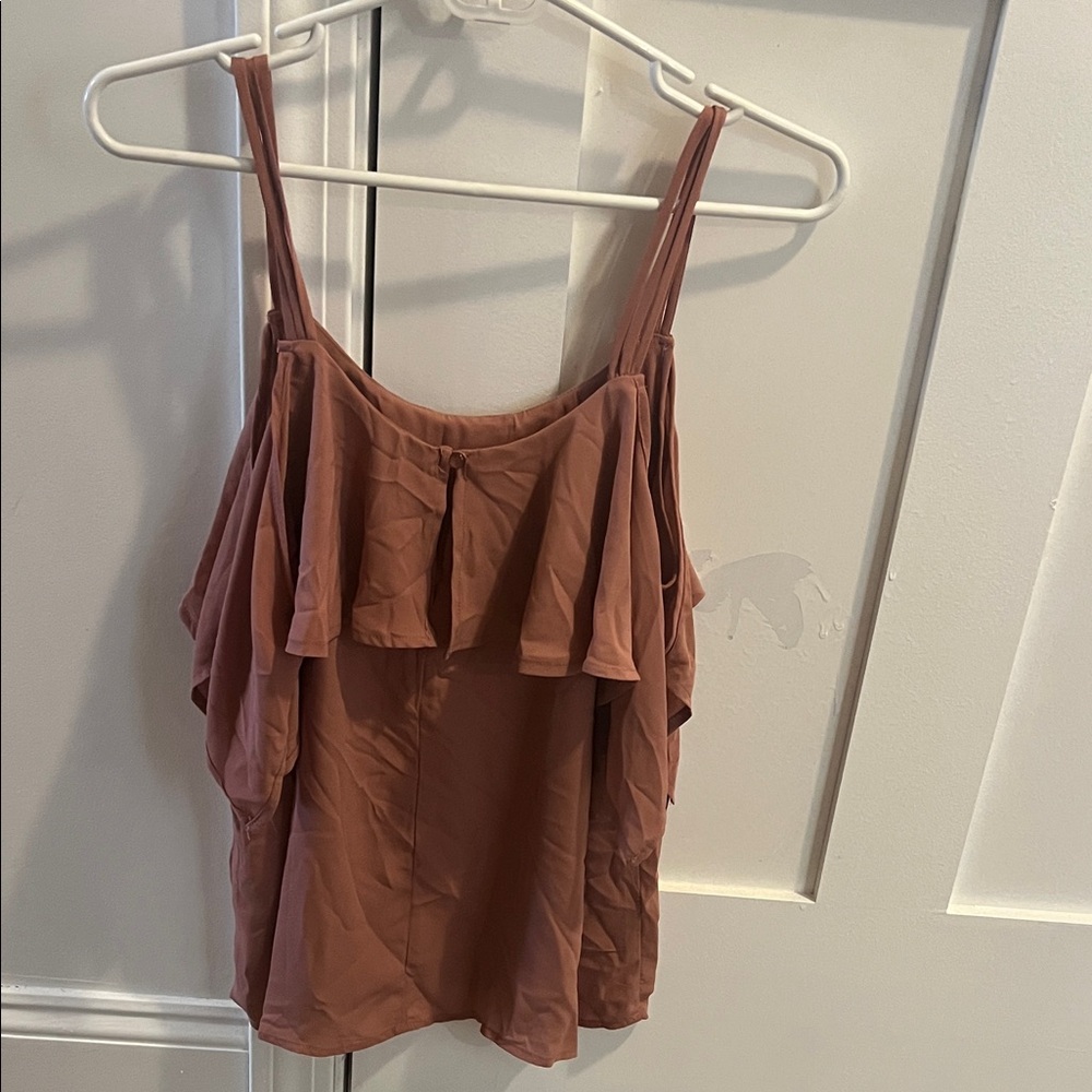 Elegant Women's Ruffle off the shoulder Top in blush pink